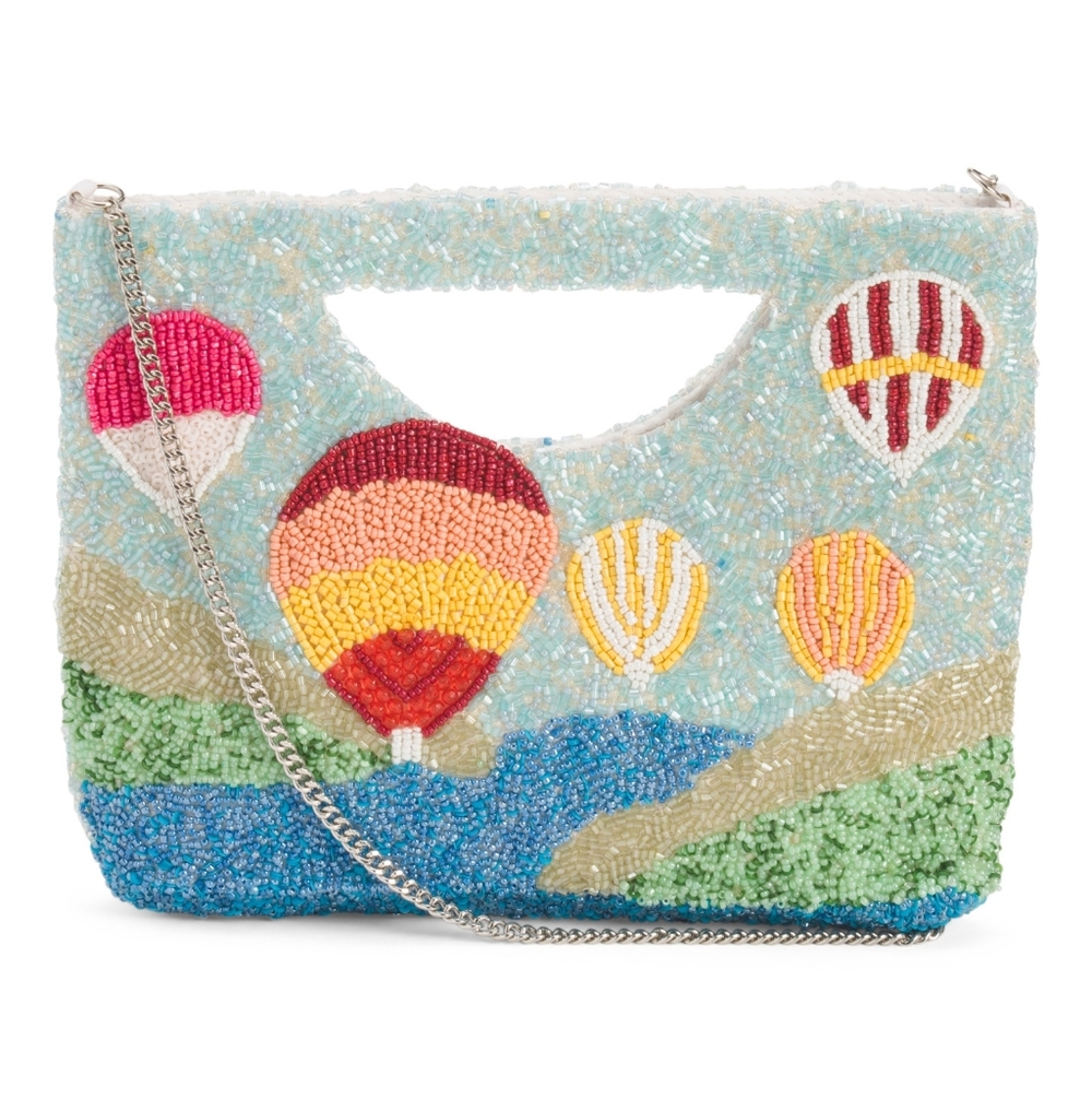 Viral Beaded Ballon Handbag